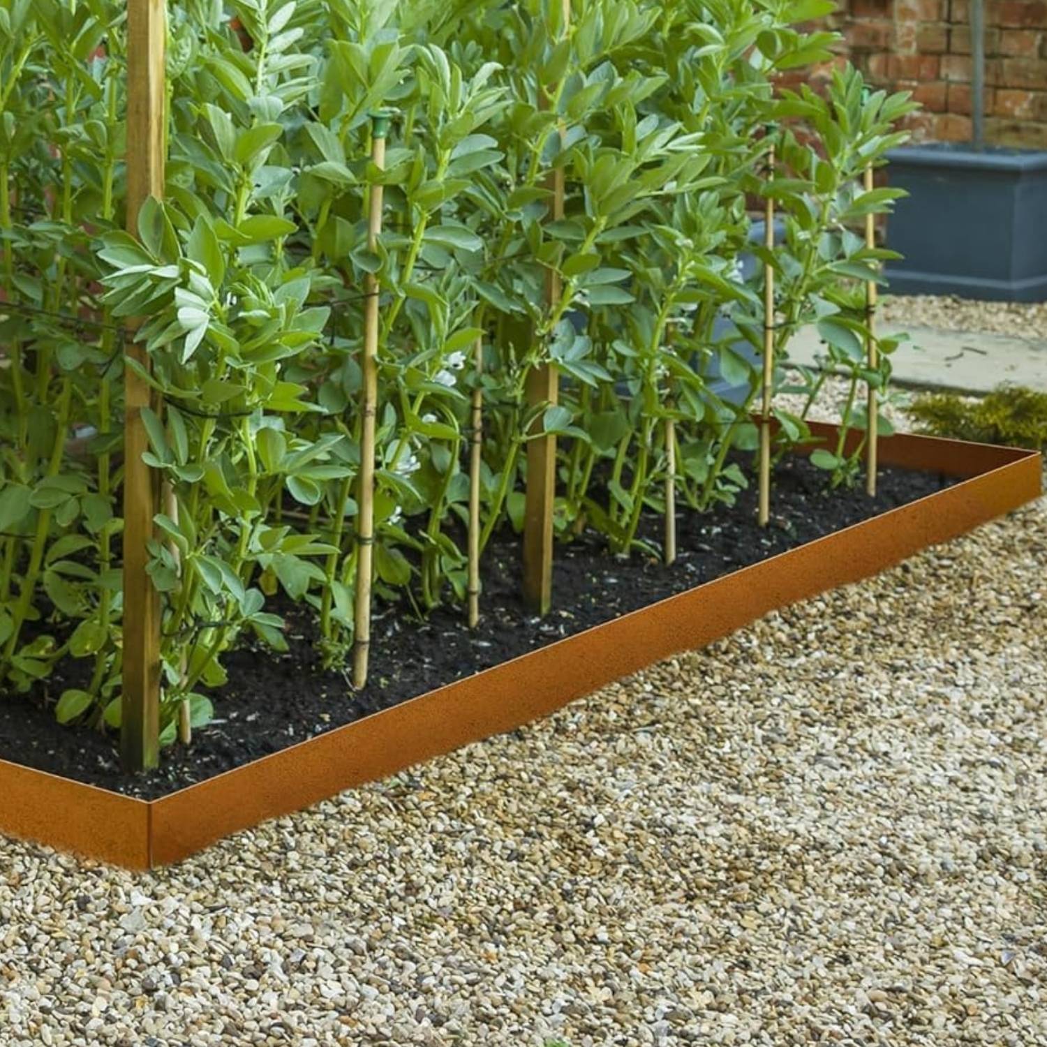Corten Steel Garden Edge - 100mm Face Height (per m)