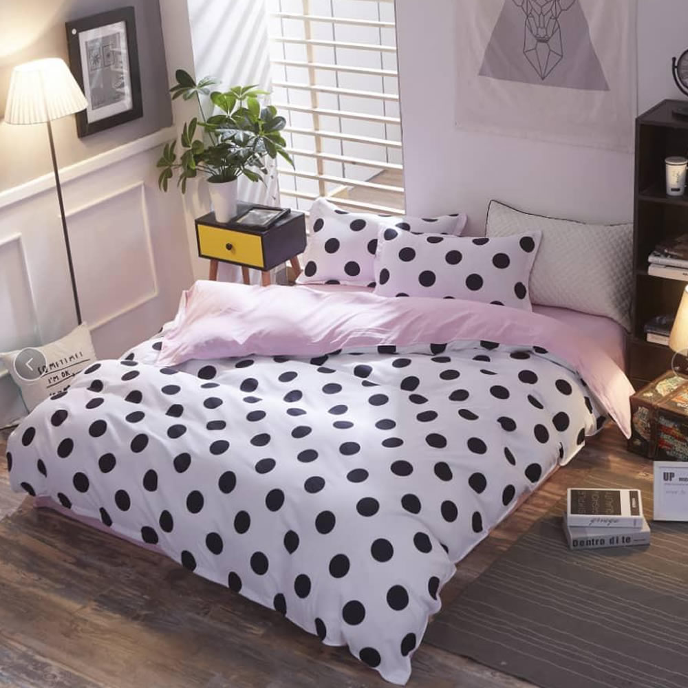 Polka Dot Sheet Set - Queen 4 Piece Set