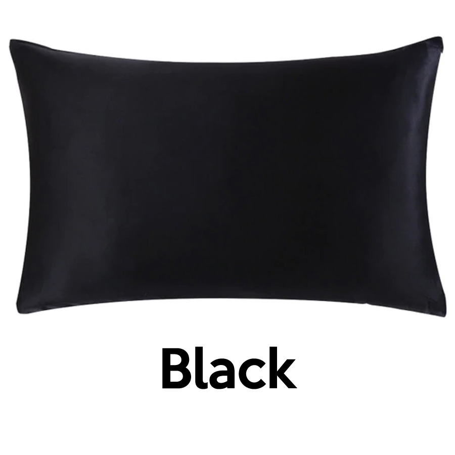 Satin Silk Pillowcase - Black: image 3