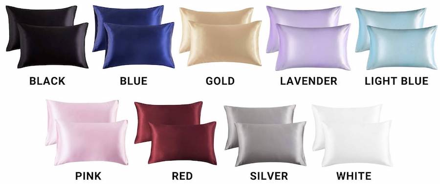Satin Silk Pillowcase - Black: image 11