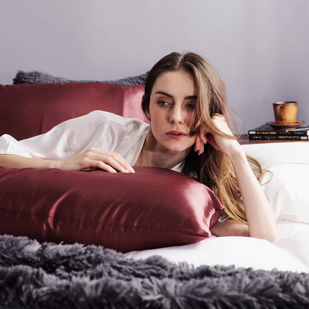 Satin Silk Pillowcase - Black: image 13