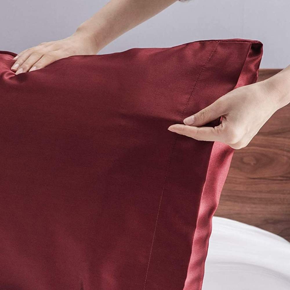 Satin Silk Pillowcase - Black: image 14