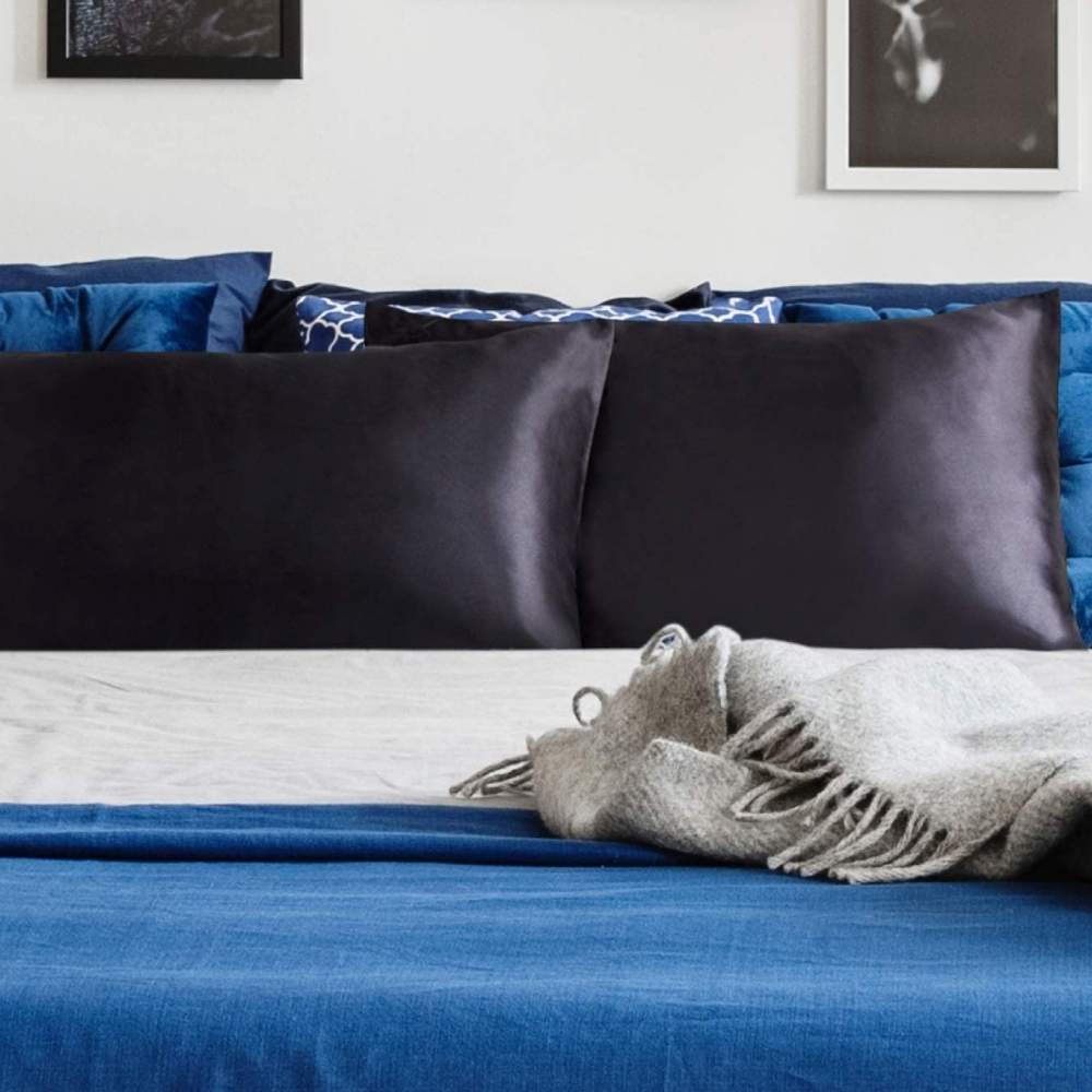 Satin Silk Pillowcase - Black: image 31
