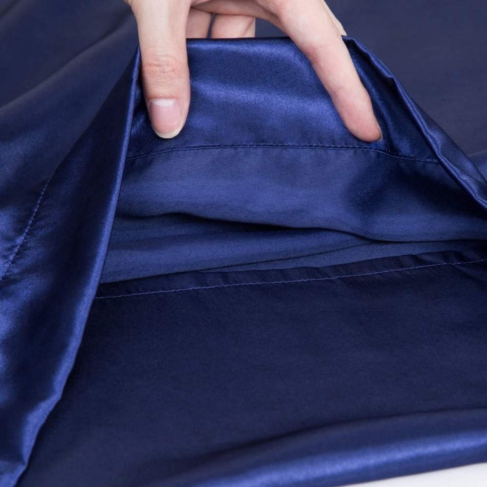 Satin Silk Pillowcase - Black: image 38