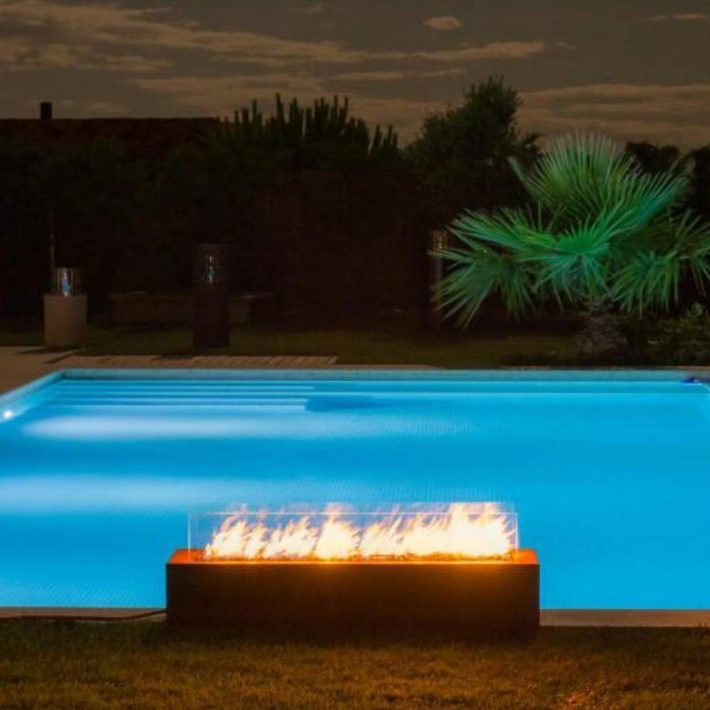 Weathered Steel Gas Fire Pit: image 16