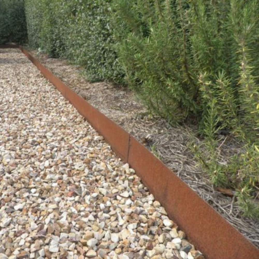 Corten Metal Edging - 100mm Face Height (per m): image 3