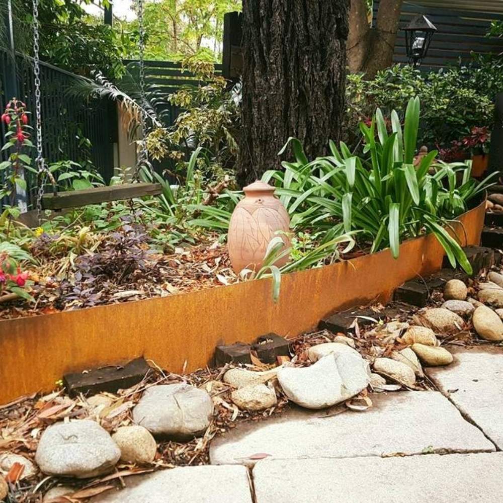 Corten Metal Edging - 100mm Face Height (per m): image 4
