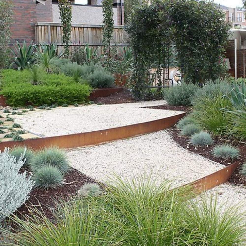 Corten Metal Edging - 100mm Face Height (per m): image 5