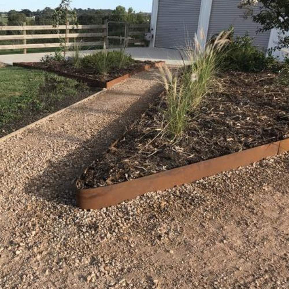 Corten Metal Edging - 100mm Face Height (per m): image 7