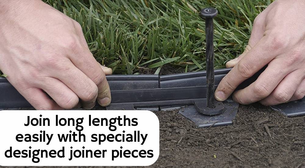 Plastic Lawn Edging - 5cm Face Height (per m): image 10