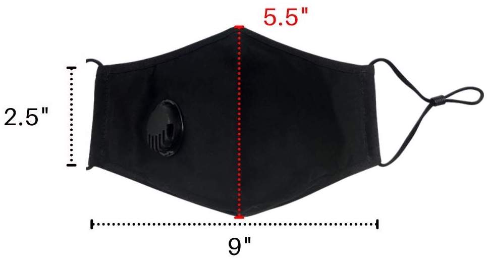 Breathable Vent Face Mask - Single Mask – only: image 10