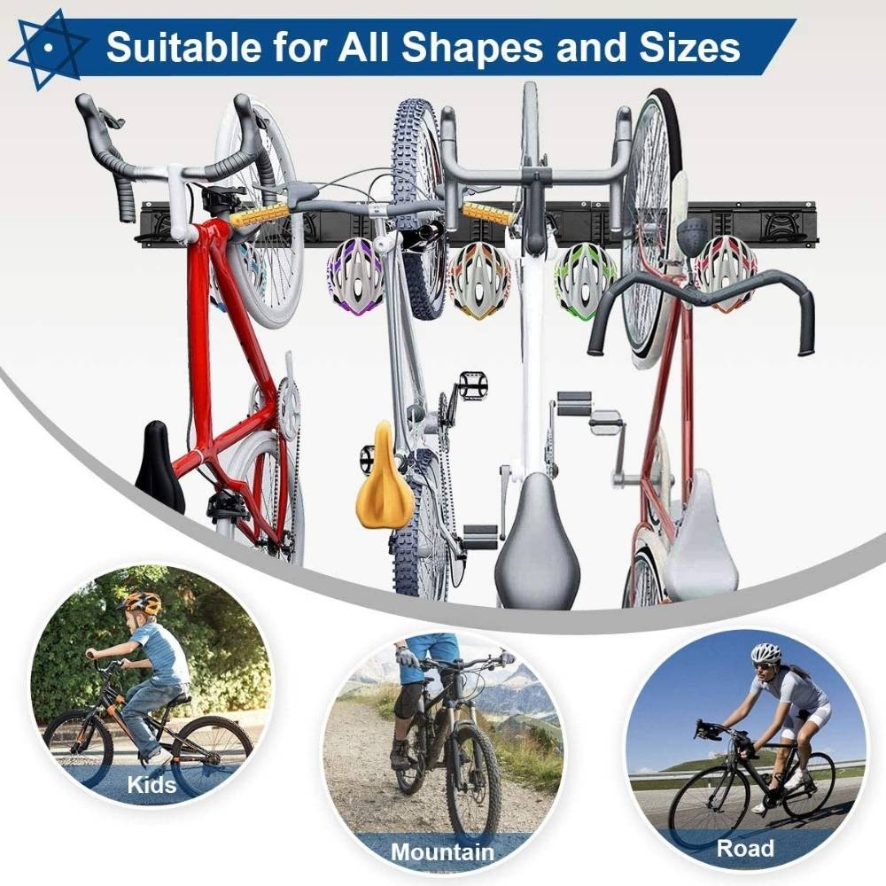 Wall Bike Storage - 4 Bike: image 3