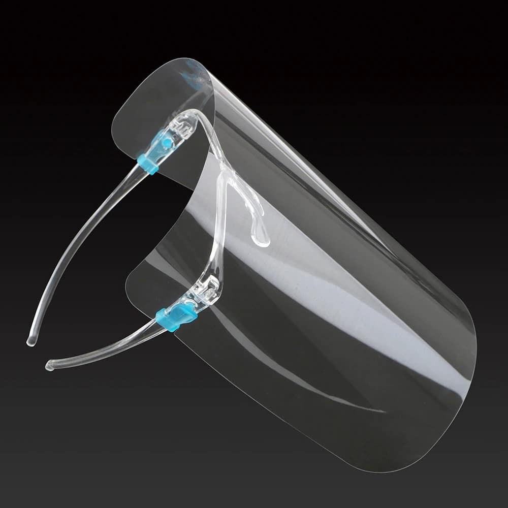 Safety Face Shields with Glasses - Personal 3 Pack