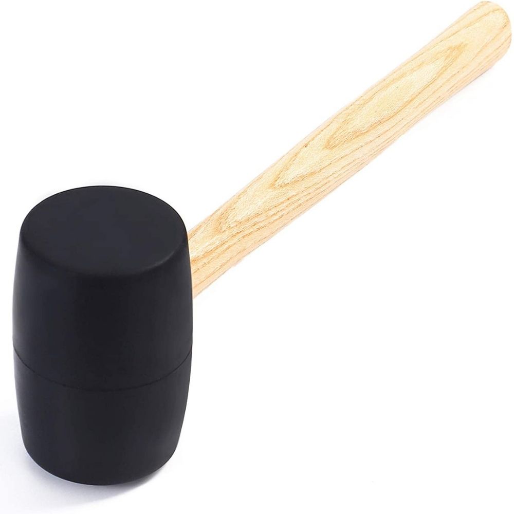 Rubber Mallet With Wood Handle (For Garden Edging Spikes): image 5