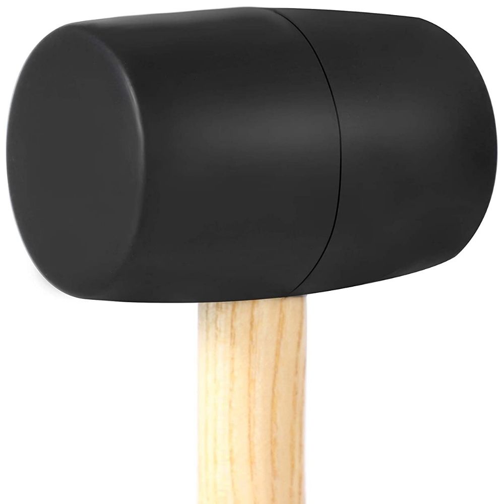 Rubber Mallet With Wood Handle (For Garden Edging Spikes): image 6