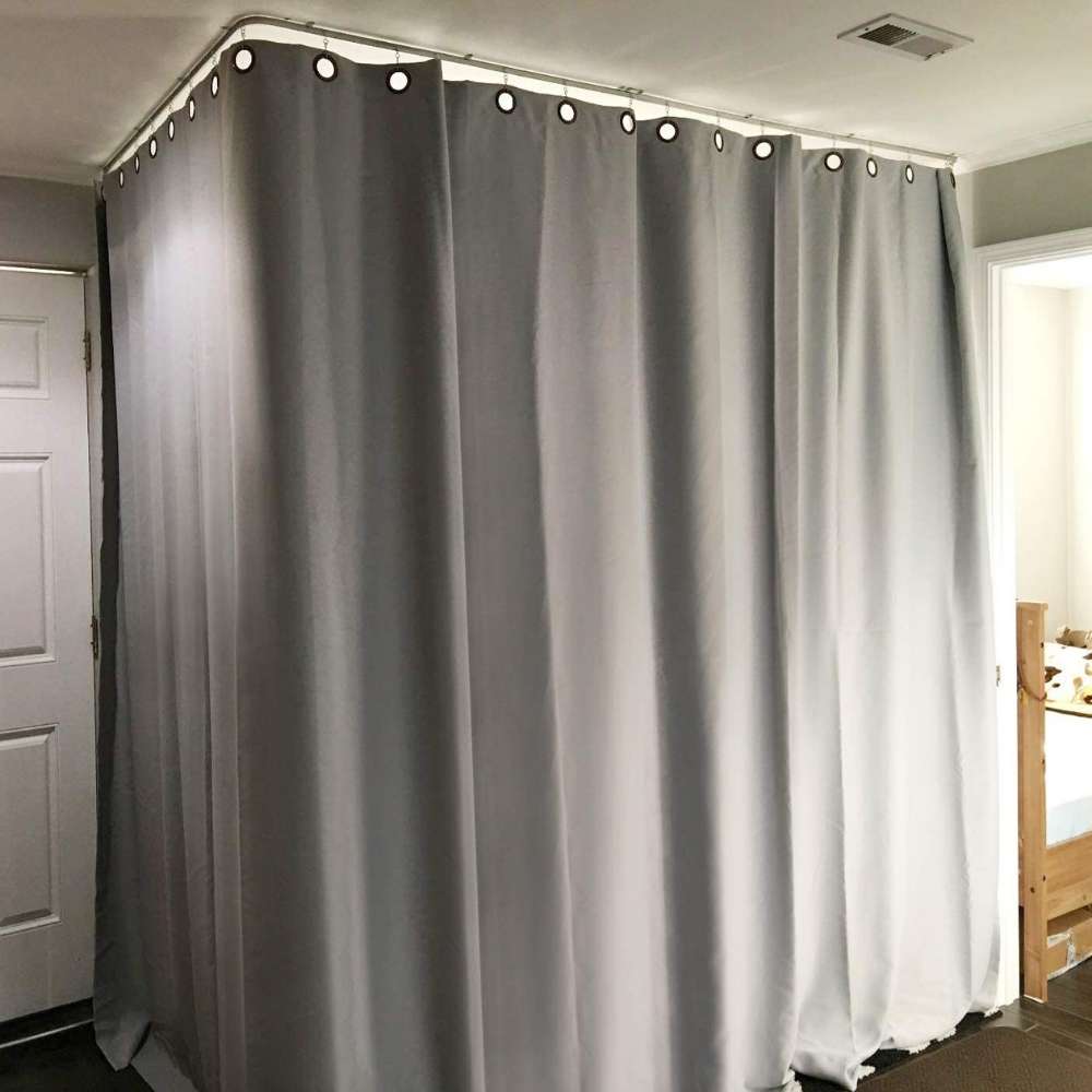 buy curtain track on ceiling