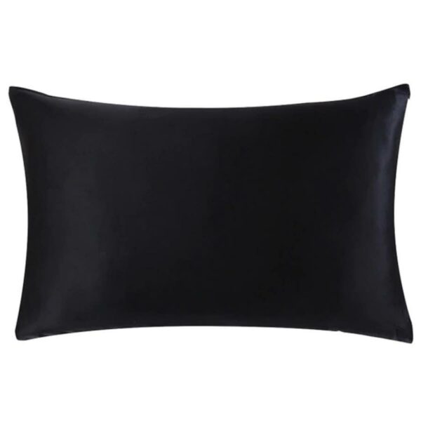 black silk pillowcase