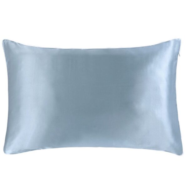 light blue silk pillowcase